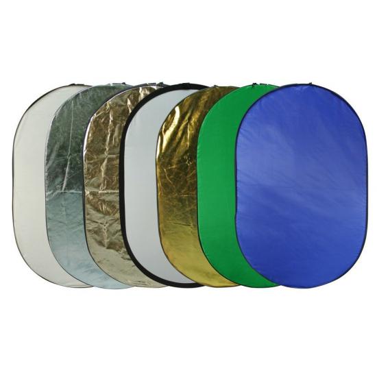 Godox Reflector Disc 120X180cm 7in1 Gold/Silver/Black/White/Diffuser/Green/Blue