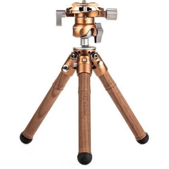 Benro TPKWE TablePod Özel Yapım Ceviz Ahşap Tripod Kiti