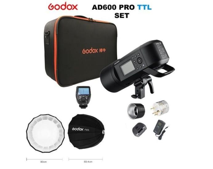 Godox Witstro AD600Pro TTL Full Set Paraflaş (CANON)